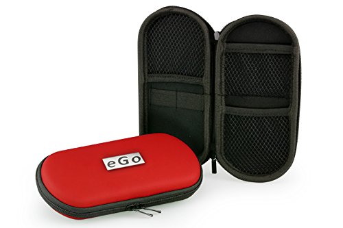 Aufbewahrungs-Etui Ego f  r E-Zigaretten und E-Shishas ideal als Tasche H  lle Bag Case zum Schutz oder f  r Liquids und Zubeh  r Rot