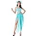 Produktbild Qingningwenhua Halloween Weihnachts Feier Cosplay Sexy Göttin Kleid Egypt Rome Greece Indian Goddess Arab Princess Dress (19)