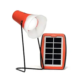 d.light S100 Solar Rechargeable LED Light with solar panel | DeskLight, Mobile charger, Solar light set - Pack of 1 works as solar desk lamp, solar lights for home, garden, outdoor, solar light with panel, solar lamps