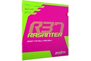 ANDRO Belag Rasanter R 37 Farbe 1,7 mm, schwarz, Größe 1,7 mm, schwarz