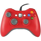 NICEAO Xbox 360 Game Controller USB Wired Gamepad Game Joystick with Dual Vibration Trigger Buttons for Microsoft &amp; Windows PC