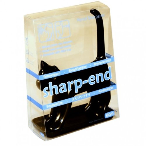 Sharp End Katzen Bum Anspitzer Neuheit Spaß-Geschenk Gadget – Schwarz - 4