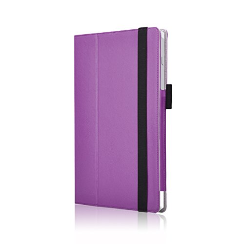 Tasche für Microsoft Surface 3 mit praktischer Stand Funktion aus robustem Kunstleder kombiniert Schutz und Design für Ihr Microsoft Surface 3 Hülle Cover Case Lila von UC Express® - 6
