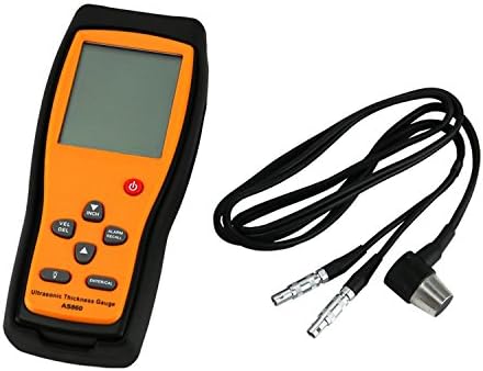 Professional Ultrasonic Thickness Gauge Tester Measuring Range 1.0 to 300mm (steel) High Accuracy Handheld LCD Display S860