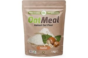 FAMILY FOODS Farina d' Avena Istantanea OatMeal Instant Gusto Nocciola - 1 kg -