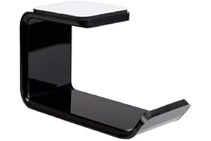 XINJIEDA ZYElroy Sticker Acrylic Headphone Bracket Hanger Under Desk Wall Mounted Headset Holder Hook Earphone Sticky Display Stand
