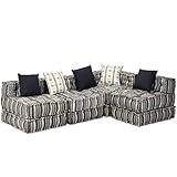 Tamaño de la almohada: 35x35cm(longitud x anchura) Profundidad del asiento: 50 cm; Altura del asiento desde el suelo: 40 cm; Dimensiones (como cama): 262 x 140 x 36 cm (longitud x anchura x altura)