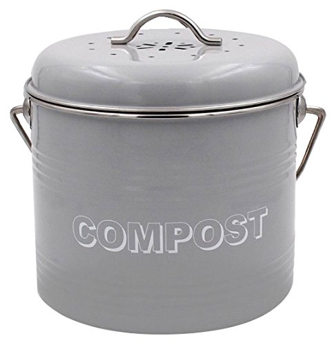 Lesser & Pavey New Sweet Home Kompost, Metall, grau, 21 x 19 x 20 cm