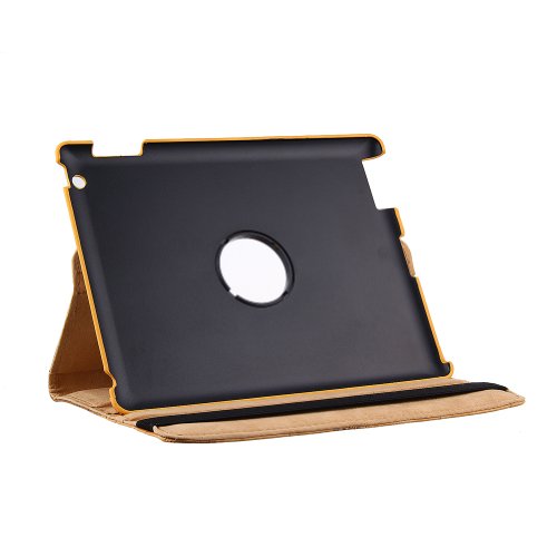 Generic iPad mini Smart Edel Leder Tasche Hülle Etui Leather Case Cover Schwarz - 3