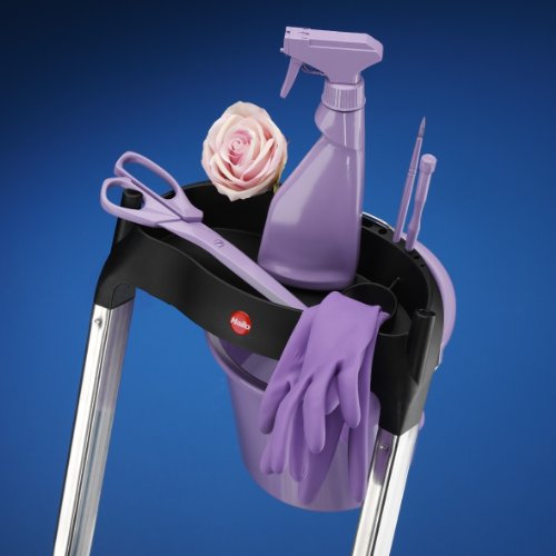 Hailo 8040-707 – 7 XXL-treden Aluminium beveiligings- huishoudladder - 5