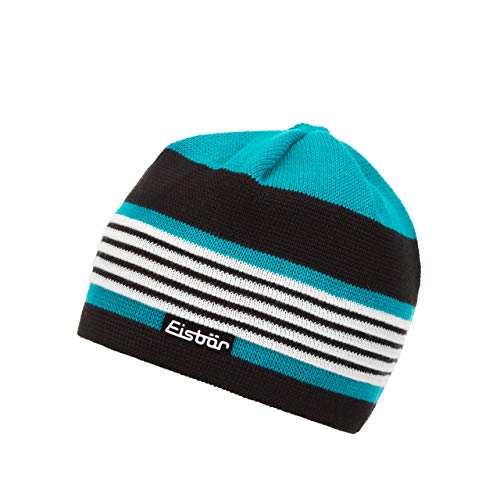 Preisvergleich Produktbild Eisbär Strickmütze Jano MÜ schwarz / iceocean / White