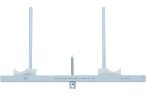 FEPS Szablon pomiarowy cylindrów ze stali aluminiowej, do drzwi wejściowych, do mieszkania