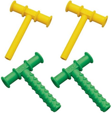 Chewy Tubes Teether, 4 Pack - Yellow/Green with Arm &amp; Hammer Pacifier Wipes