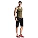 Price comparison product image PRINCER Breathable Sweat Shorts Mens Summer Beach Sport Jogging Plain Lightweight Short Pants Casual Shorts Pants Knickers Breechcloth Plus Size 4XL (Black, L)