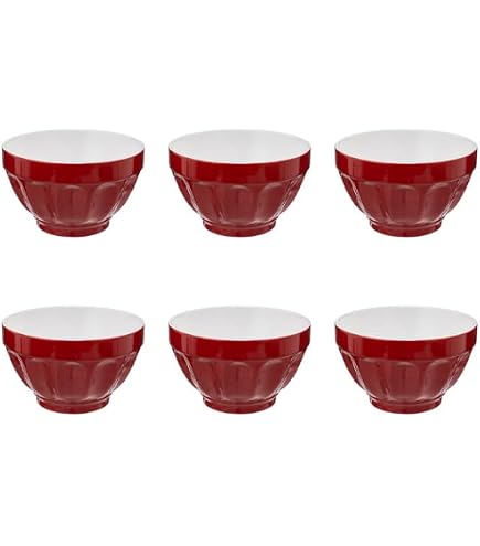 6 Bols à Céréales De Noël 600 Ml - Motif Panda, Porcelaine - Pour Petit-déjeuner, Dessert, Décoration De Table - 2