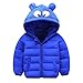 Produktbild Kinder Mäntel (6M-5Y) Quaan niedlich Kinder Kinder Jungen Mädchen Mit Kapuze Warm Wadded Jacke Winddicht Dick Wind Schnee Beiläufig Klassisch Reise Weich Sport Sweatshirt Windjacke Oberteile