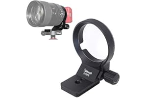 iShoot Stativschelle Stativring Objektiv Montage Stativ Halterungsring Halterung Stützring Kompatibel mit Sony FE 135mm f/1.8 GM SEL135F18GM, unten ist Arca-Swiss Fit Kameraplatte Schnellwechselplatte