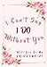 Produktbild I Can't Say I Do Without You Bridesmaid Gift Notebook with Inspirational and Funny Quotes About Friendship (7 x 10 inches): A Classic 7 x 10 Inch ... Bridesmaids, Maids of Honor and Brides To Be