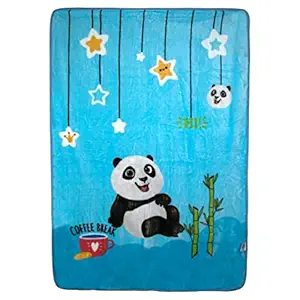 Dazzlia Kids Winter Blanket Double Layer Heavy dohar/rajai Baby Blankets for Infants & Toddlers Warm for Use in Winters, Air Conditioned Rooms, 0-5 Years (darkblue)