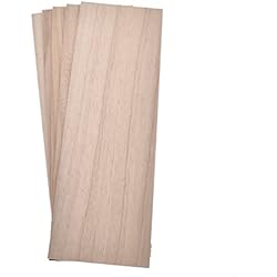Hongma 10 pcs Plaque Bois Maquette Planche Balsa Modèle 300x100mm Boiserie Artisanal DIY