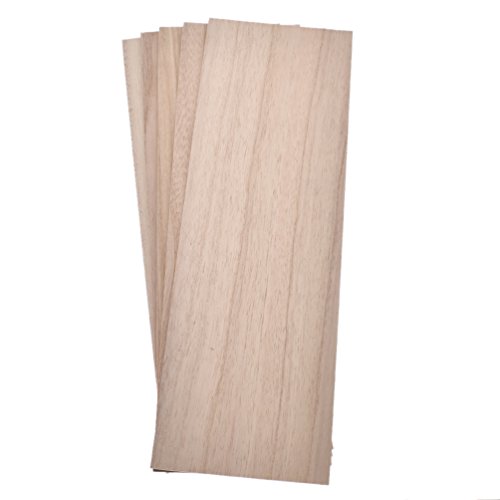 Hongma 10 pcs Plaque Bois Maquette Planche Balsa Modèle 300x100mm Boiserie Artisanal DIY