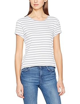 Hilfiger Denim Damen T-Shirt Thdw Basic Stripe Cn Knit S/S 15