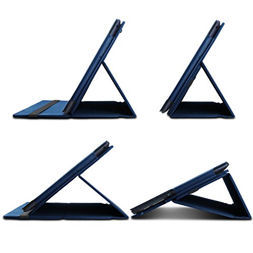 Infiland Lenovo Tab 2 A10-70 / Tab 2 A10-70L / Tab 2 A10-70F / Tab 2 A10-30F / Tab 2 A10-30L / Tab 3 10 Business/ Tab3 10 Plus Bluetooth Tastatur Hülle(QWERTZ Tastatur) -Slim Fit Kunstleder Smart Stand Tasche mit Hochwertige Abnehmbar Drahtlos Bluetooth Tastatur für Lenovo Tab 2 A10-70 / Tab 2 A10-30 / Tab 3 10 Business/ Tab3 10 Plus 10,1 Zoll Tablet(mit Auto Schlaf / Wach Funktion)(Dunkleblau) - 8