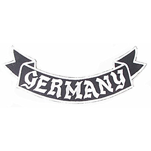 Rückenaufnäher - Germany - 08510 - Gr. ca. 28 x 7 cm - Patches Stick Applikation