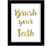 Tiedribbons® Brush Your Teeth Framed Poster(13.6 Inch X 10.2 Inch) RS.379.00