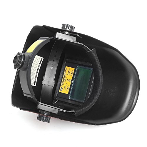 Adler Muster Schweisshelm – TOOGOO(R)Solar Auto Verdunkelung Schweisshelm Tig Mig-Lichtbogenschweisser Maske Maske Schleifen (Adler) - 4