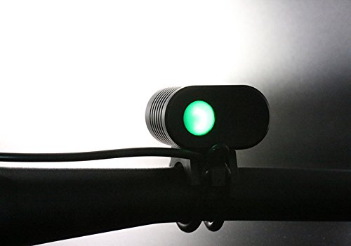 SOOJET BBT09 2x CREE XM-L L2 LED Aluminum Fahrradlampe Set – 2500Lumen Leucht Stärke – Wiederaufladbare Akku Pack – – Front Licht – Bicycle Light – Scheinwerfer Beleuchtung für das Fahrrad – Smart Controller mit Viel Power – Preis- Leistung Top - 6