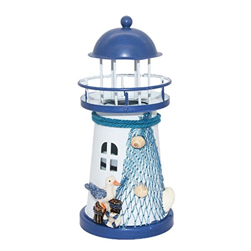 Gazechimp Deko Martime Leuchtturm LED Licht Dekoration – Möwe , 14.5cm - 3