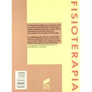 Electroterapia, termoterapia e hidroterapia (Enfermería, fisioterapia y podología. Serie Fisioterapia)