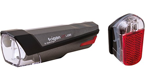 Preisvergleich Produktbild LICHTANLAGE SPANNINGA TRIGON 25 + PYRO - USB AUFLADBAR