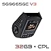 Price comparison product image Street Guardian SG9665GC v3 2017y Edition. Supercapacitor Sony Exmor IMX322 WDR CMOS Sensor DashCam 1080P 30Fps + USB/OTG Android Card Reader + GPS (SG9665GC V3+CPL+32GB)