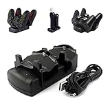 playstation move controller ps4 gamestop ◆ Soporte dual de carga del controlador inalámbrico diseñado para los controles MOVE de PlayStation 3, PS4 y PS3