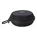 Price comparison product image Large 8 Inch Hard Protective Carrying Headphone Case Bag for Sony, Audio-technica, Panasonic, Xo Vision, Behringer, Maxell, Bose, Photive, Philips, Beats and More. Black.
