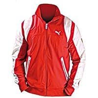 Chaqueta hombre Puma Ferrari rojo/blanco con cremallera talla S