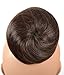 Hair By MissTresses Dark Brown Large Top Knot Up Do Hairpiece/ Wrap Effect Hair Bun/ Drawstring Fitting