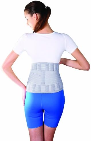 Dynamix Ortho Abdominal Lumbar Velcro Free 11-inch Support with 6 Stays Small/ Medium