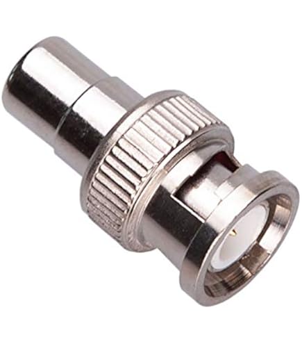 TNC Male To BNC Female Coaxial Adapter Connector, Straight 50ohm