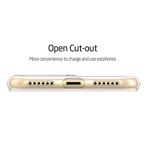 iPhone 7 Funda  ESR Carcasa iPhone 7 Case Cover Dibujos Animados Silicona Suave Funda para Apple iPhone 7 4 7  - Gatito