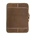 Produktbild Universal Vintage iPad Tasche / Sleeve / Hülle / Case aus geöltem Leder für iPad 1/2/3 oder Samsung Galaxy Tab 10.1/n., Farbe:Natural Buckskin