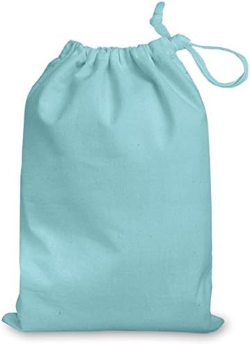 Cotton Drawstring Bags in a selection of sizes and modern, Bright colours (25 cm x 35 cm, Forgetmenot)