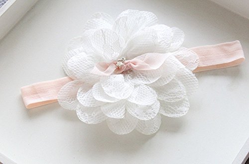 CIDBEST® Niedlich Blumen Baby Mädchen Kids Haarband /Stirnband Newborn Haarband Fotografie Haarband Nette Design weich und bequem Baby Stirnband Kopfband Blume Haarschmuck Neugeborenen Geschenk Kopfschmuck Kopf Blume Stirnband - 3