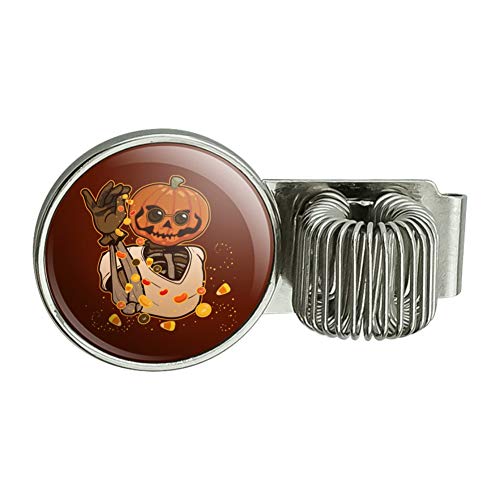 Jack O Lantern Halloween Candy Sugar Salt Bae Pumpkin Pen Holder Clip Accessory for Planner Journal Appointment Book Diary Notebook