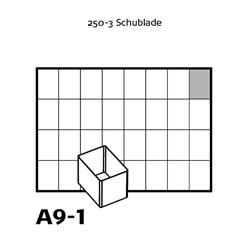 raaco Einsatzset, Ordnungssysteme, Typ 55 A: 16xA9-1, transparent, 105347 - 11