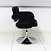 Quilted Styling Chair - Black