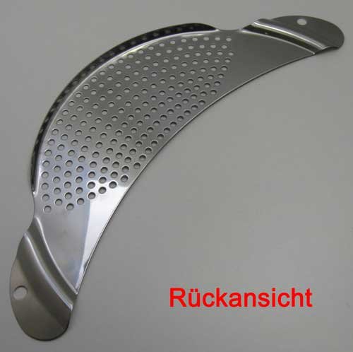 Abgiessdeckel Edelstahl für Töpfe, Pfannen bis 24 cm, Abgieß Abtropf Deckel Sieb (LHS) - 4