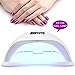 Roleadro LED Nail Lamp Dryer 48W for All UV Led Nail Gel with Timer and Painless Mode/3 Times Faster Than Traditional UV Lamp White
